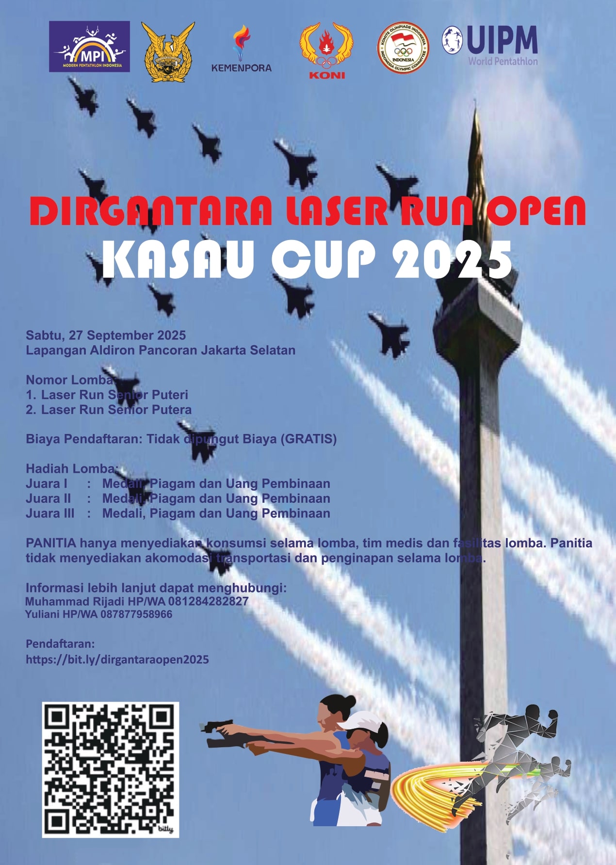 Dirgantara Laser Run Open KASAU Cup 2025